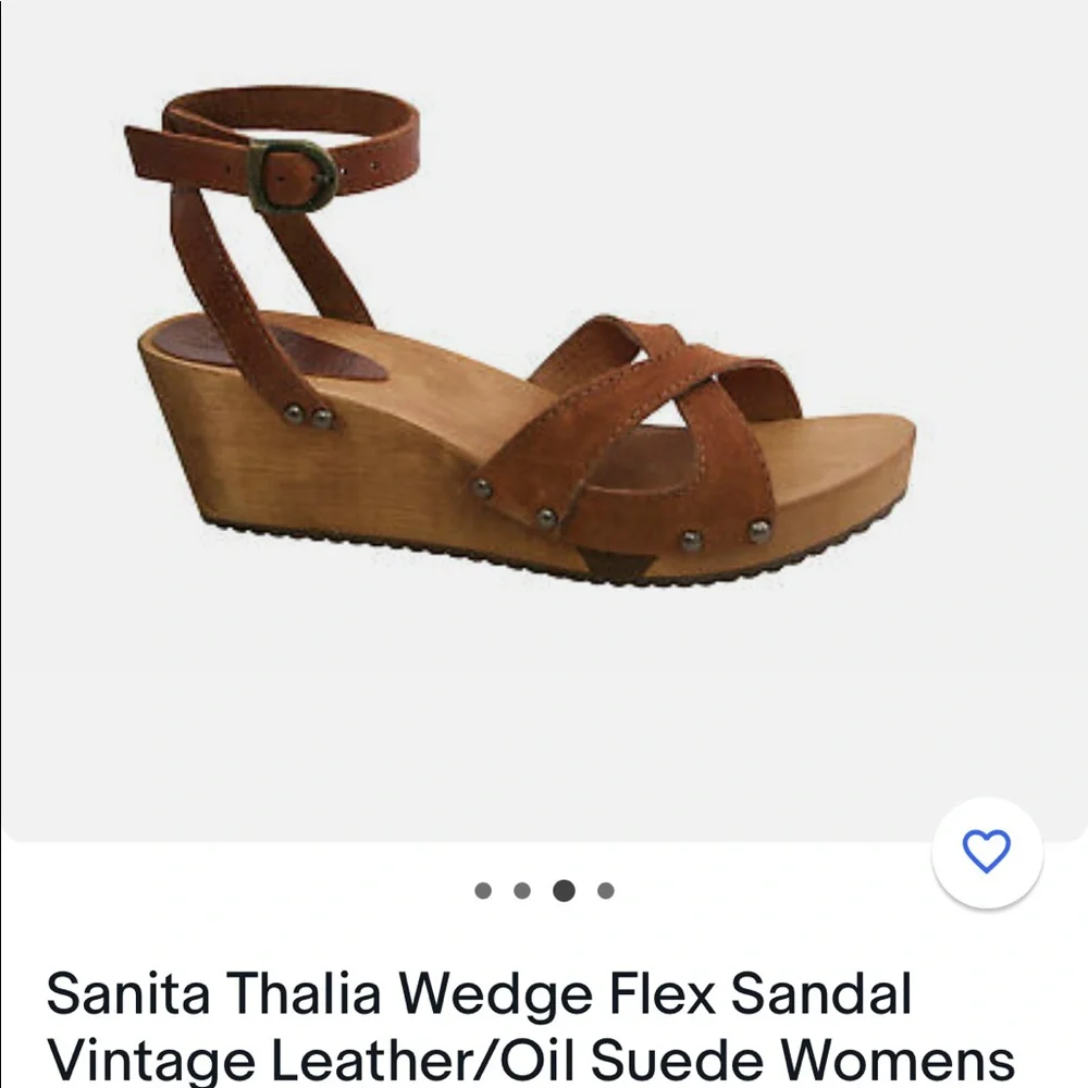 Original Danish Clogs Sanita Wedge Samdals - Picture 1 of 3